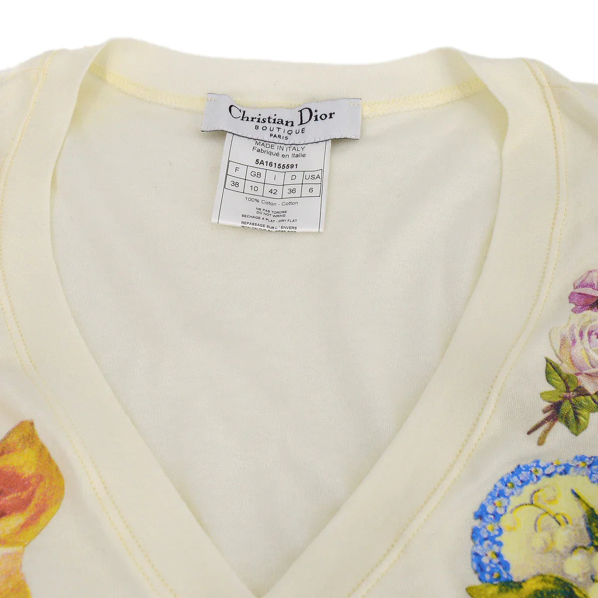 Christian Dior Fall 2005 graphic-print cotton T-shirt #38