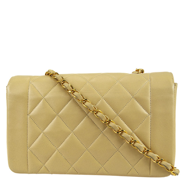 Chanel * 1994-1996 Small Diana Flap Bag Beige Lambskin – AMORE Vintage Tokyo