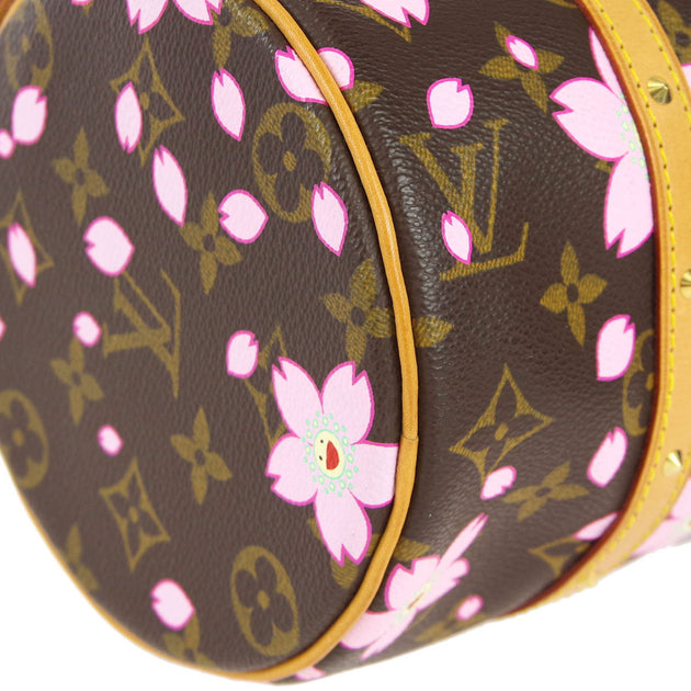 Louis Vuitton Monogram Canvas Cherry Blossom Papillon Bowling Bag