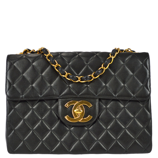 Chanel Pink CC Crystal Single Flap Jumbo Bag – The Closet