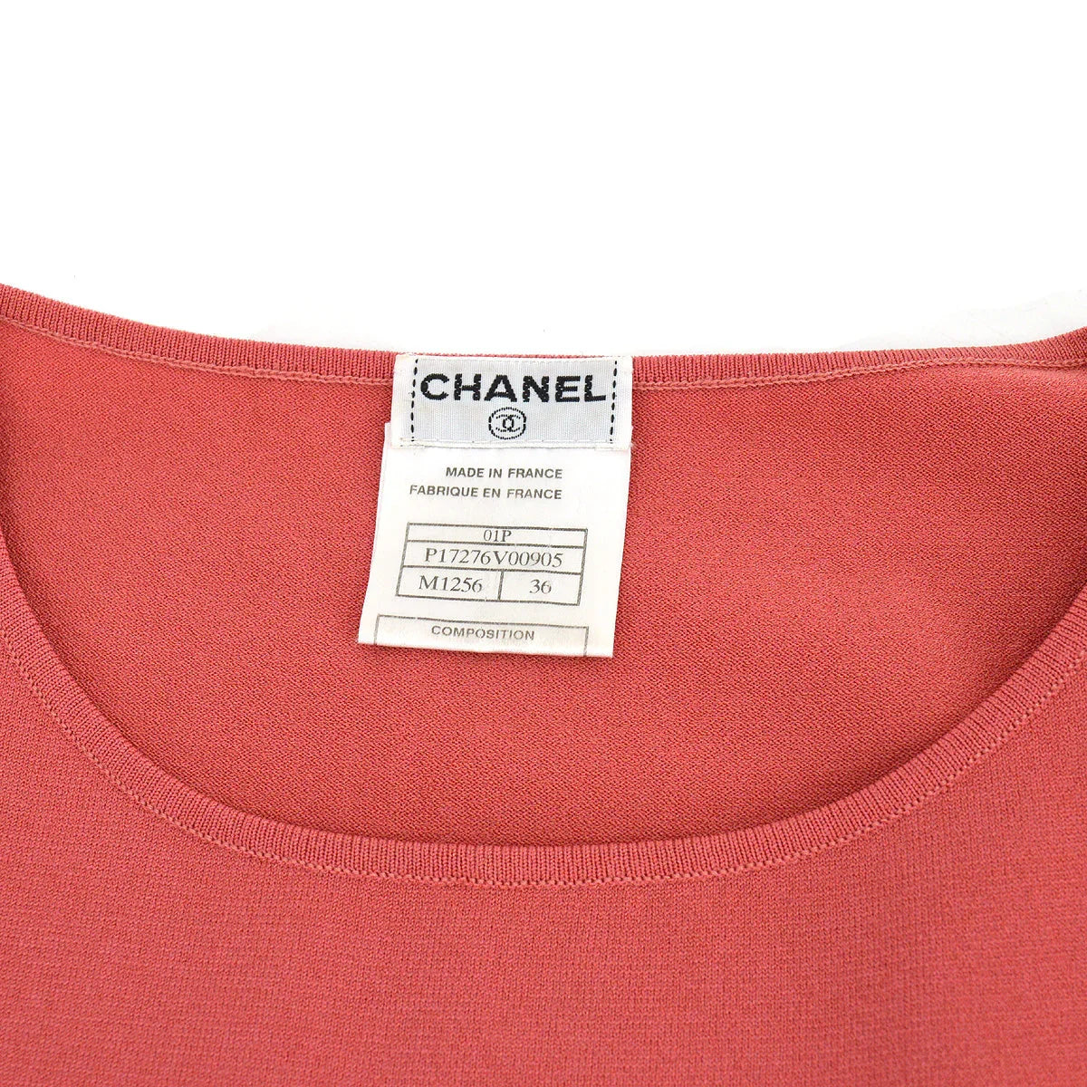 Chanel 2001 spring CC clover-jacquard sleeveless top #36