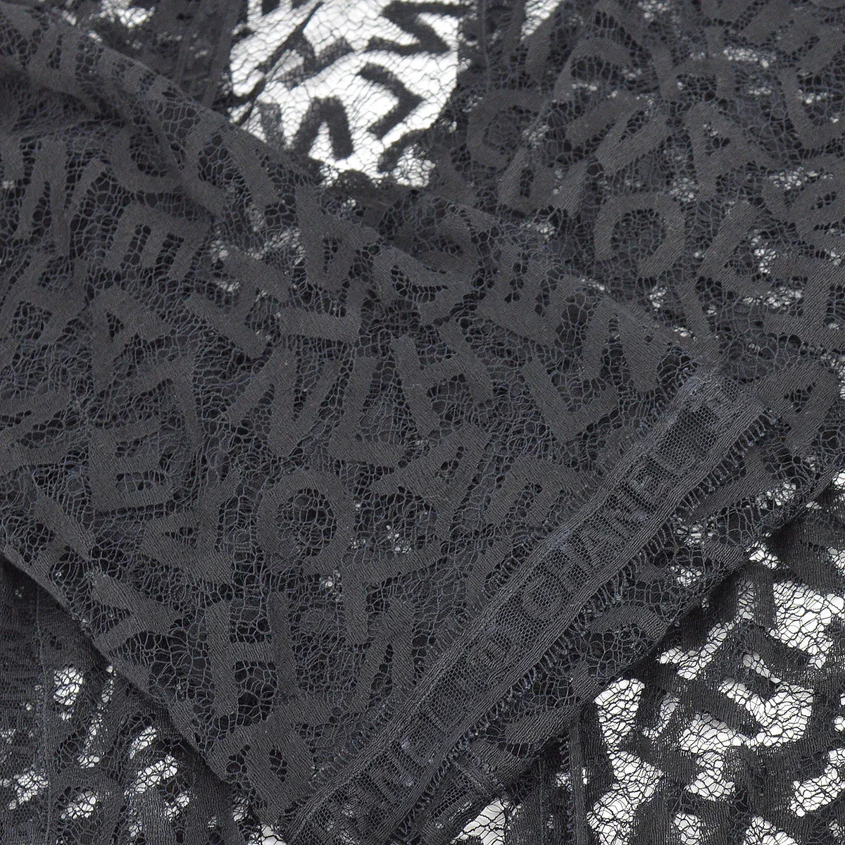 Chanel 1998 Fall Logo Lace Open Cardigan #40