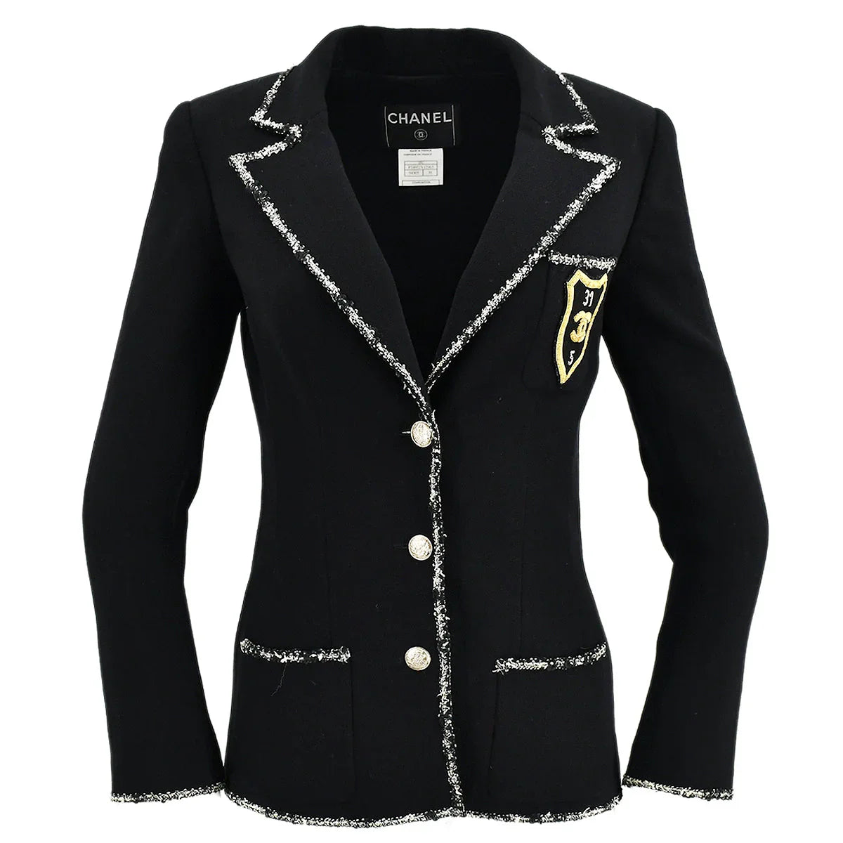 Chanel 2005 Black & White "Devil Wears Prada" Jacket #38