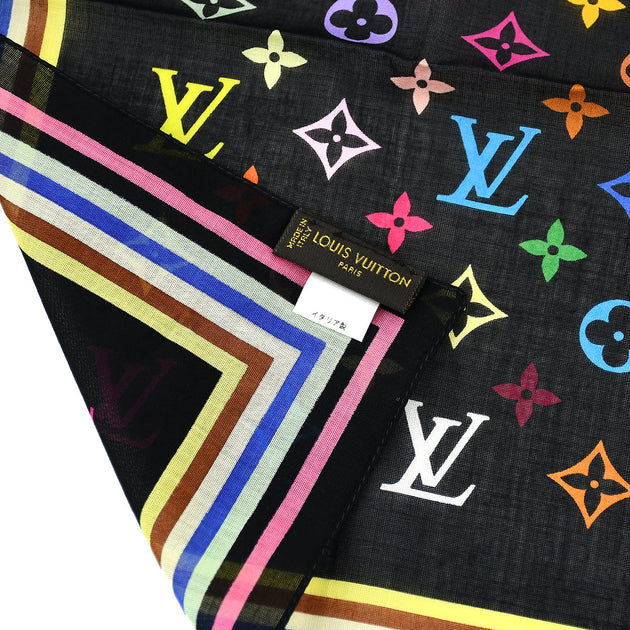Louis Vuitton Scarf Takashi Murakami Multicolor Small Good – AMORE