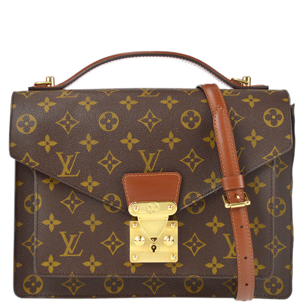 Louis Vuitton Pochette Beverly M40122 Monogram Canvas 2way Shoulder Bag  Brown