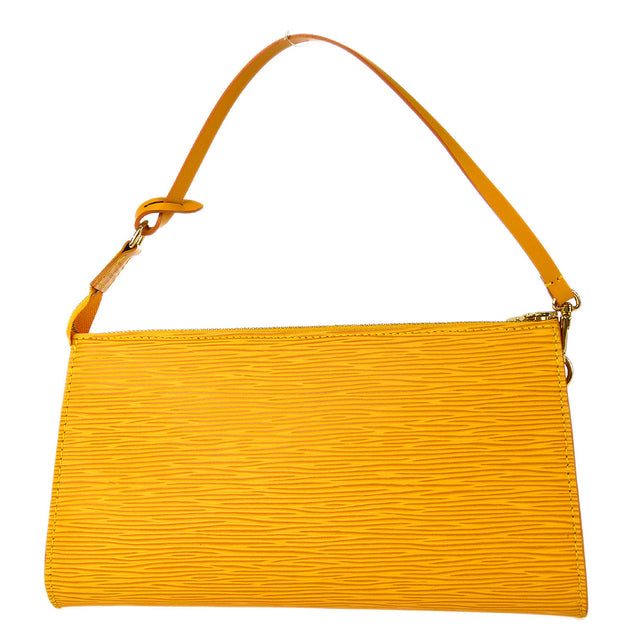 Louis Vuitton Epi Pochette Accessoires Yellow