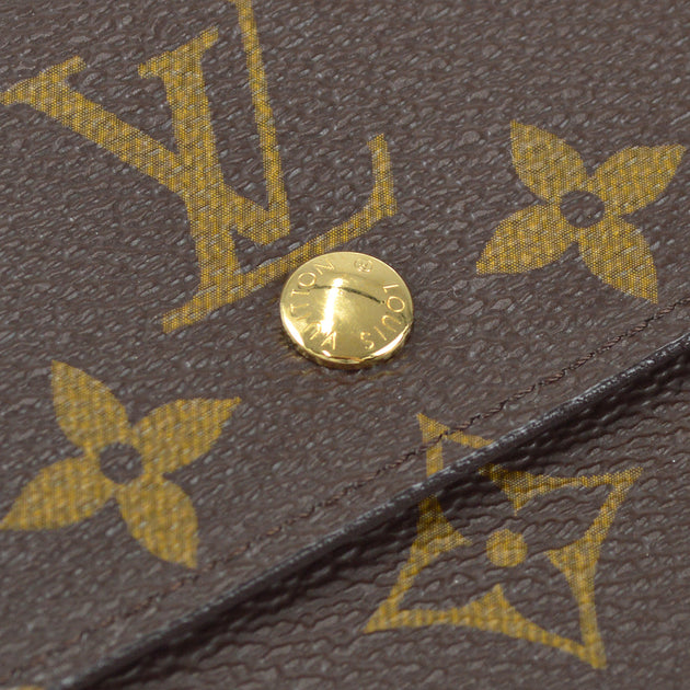 Louis Vuitton Monogram Portefeuille Elise Wallet  Louis vuitton monogram, Louis  vuitton, Monogrammed leather