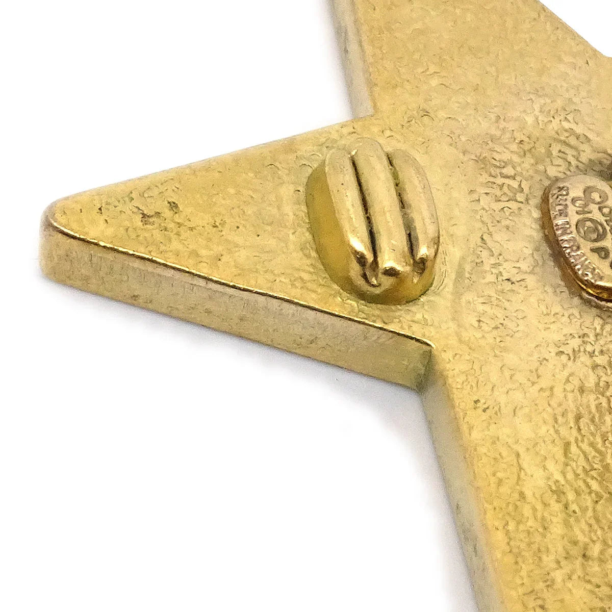Chanel Star Earrings Clip-On Yellow 01P
