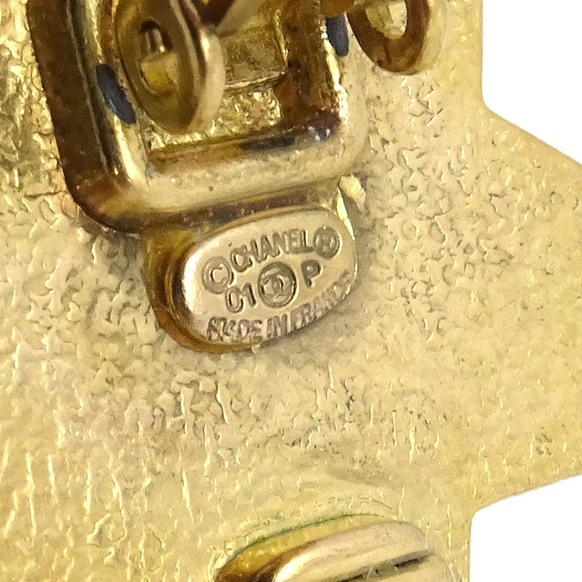 Chanel Star Earrings Clip-On Yellow 01P