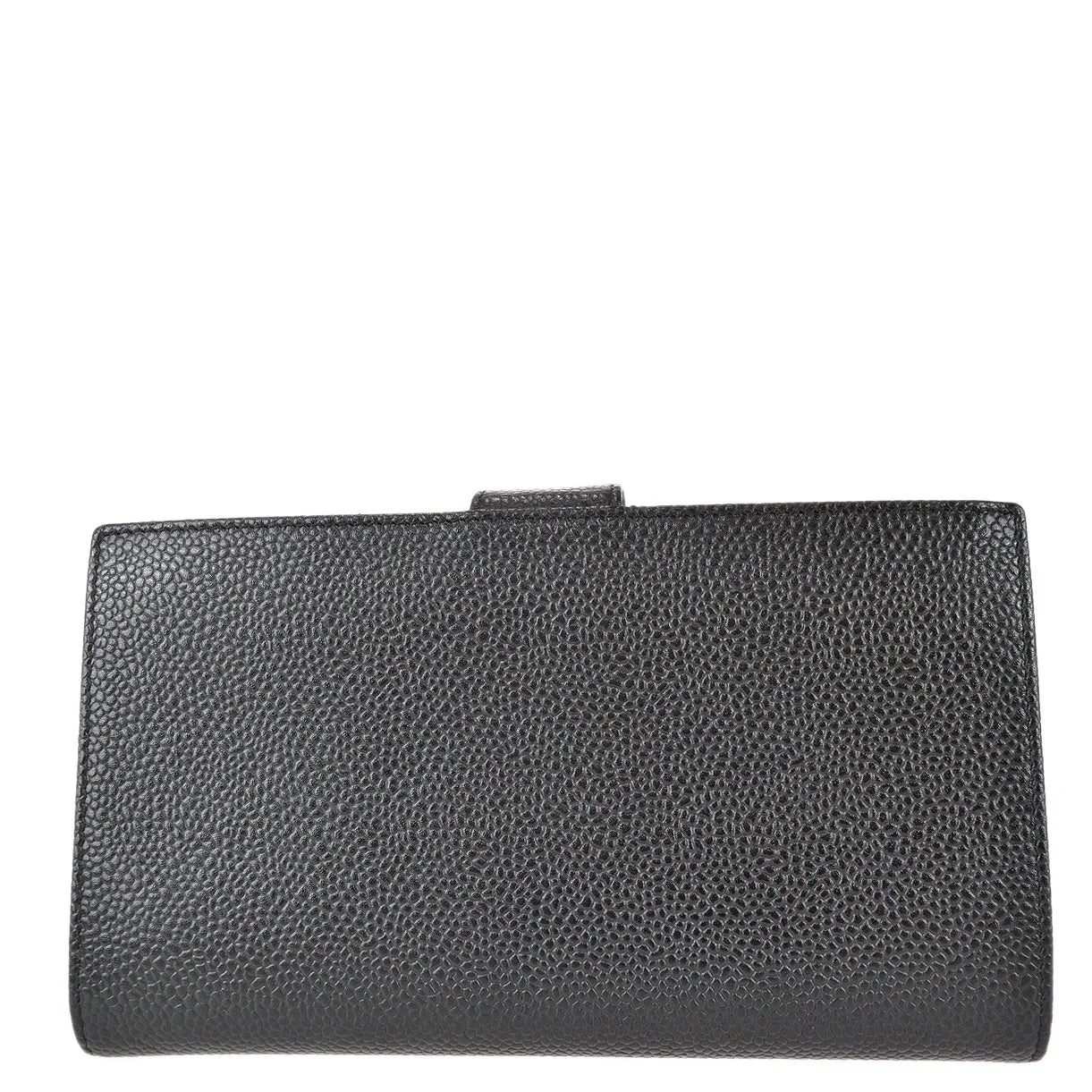 Chanel 2004-2005 Black Caviar Timeless Long Wallet