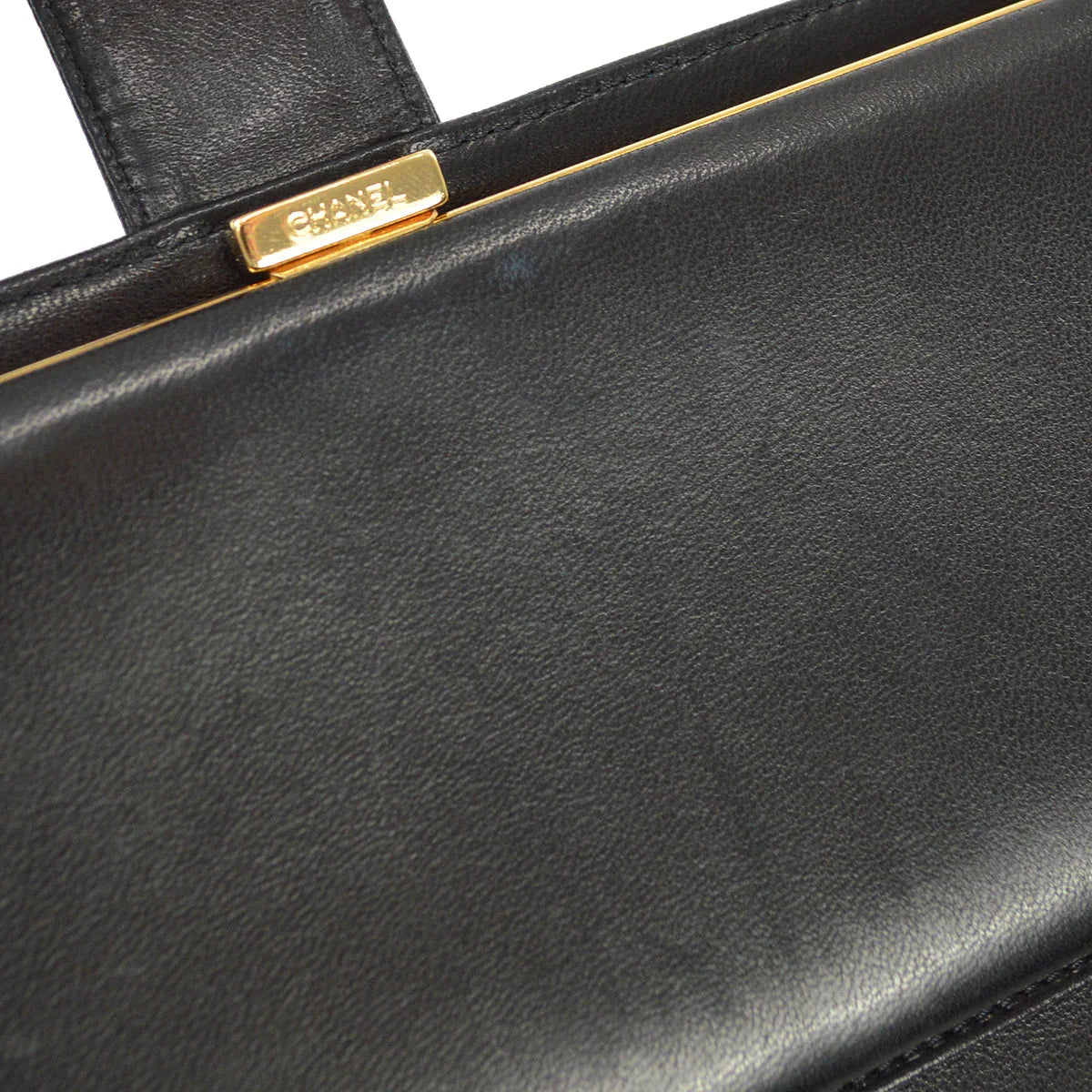 Chanel 2004-2005 Black Caviar Timeless Long Wallet
