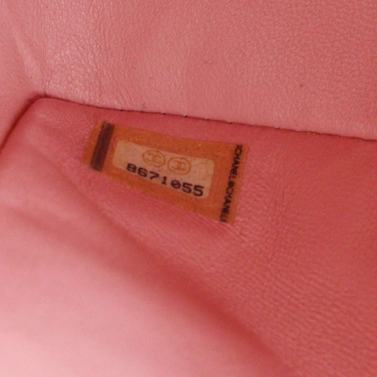 Chanel 2003-2004 Pink Caviar Medium Classic Double Flap Shoulder Bag