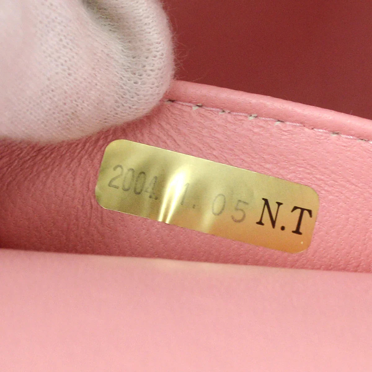 Chanel 2003-2004 Pink Caviar Medium Classic Double Flap Shoulder Bag