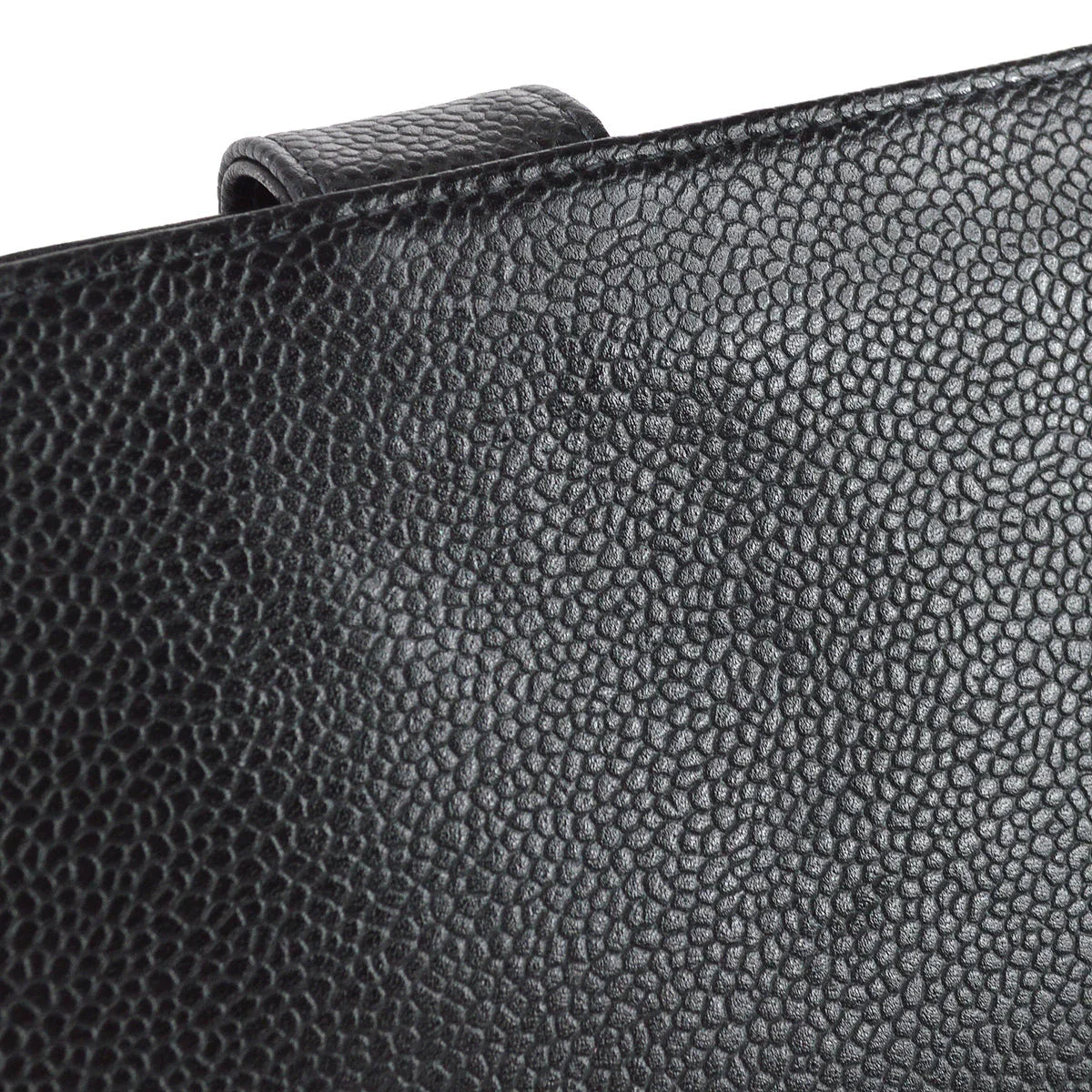 Chanel 2001-2003 Black Caviar Long Wallet