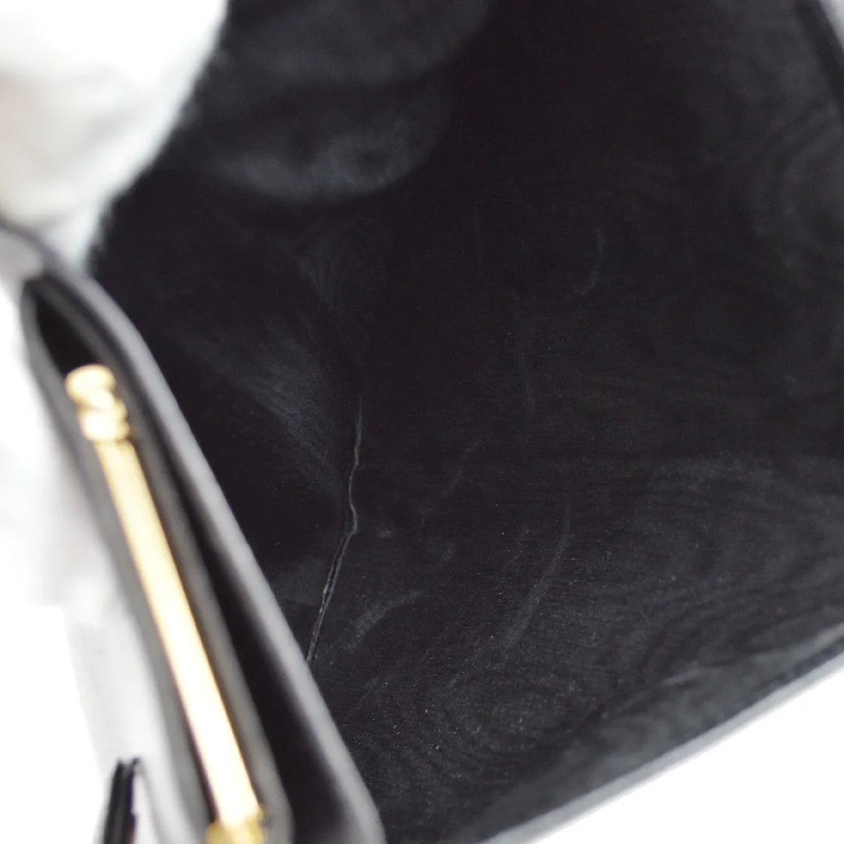 Chanel 2001-2003 Black Caviar Long Wallet