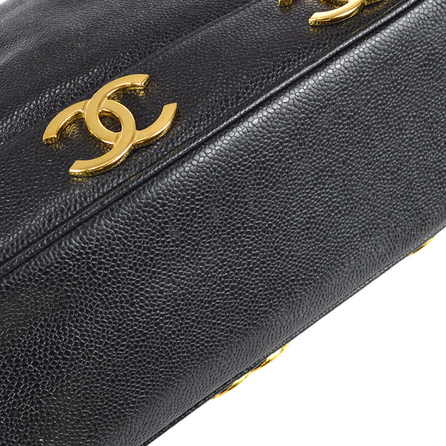 Chanel Bowling Bag Black Caviar – AMORE Vintage Tokyo