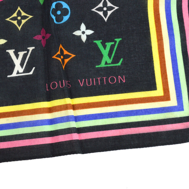 Louis Vuitton Multicolor Takashi Murakami Bandeau Scarf M71992