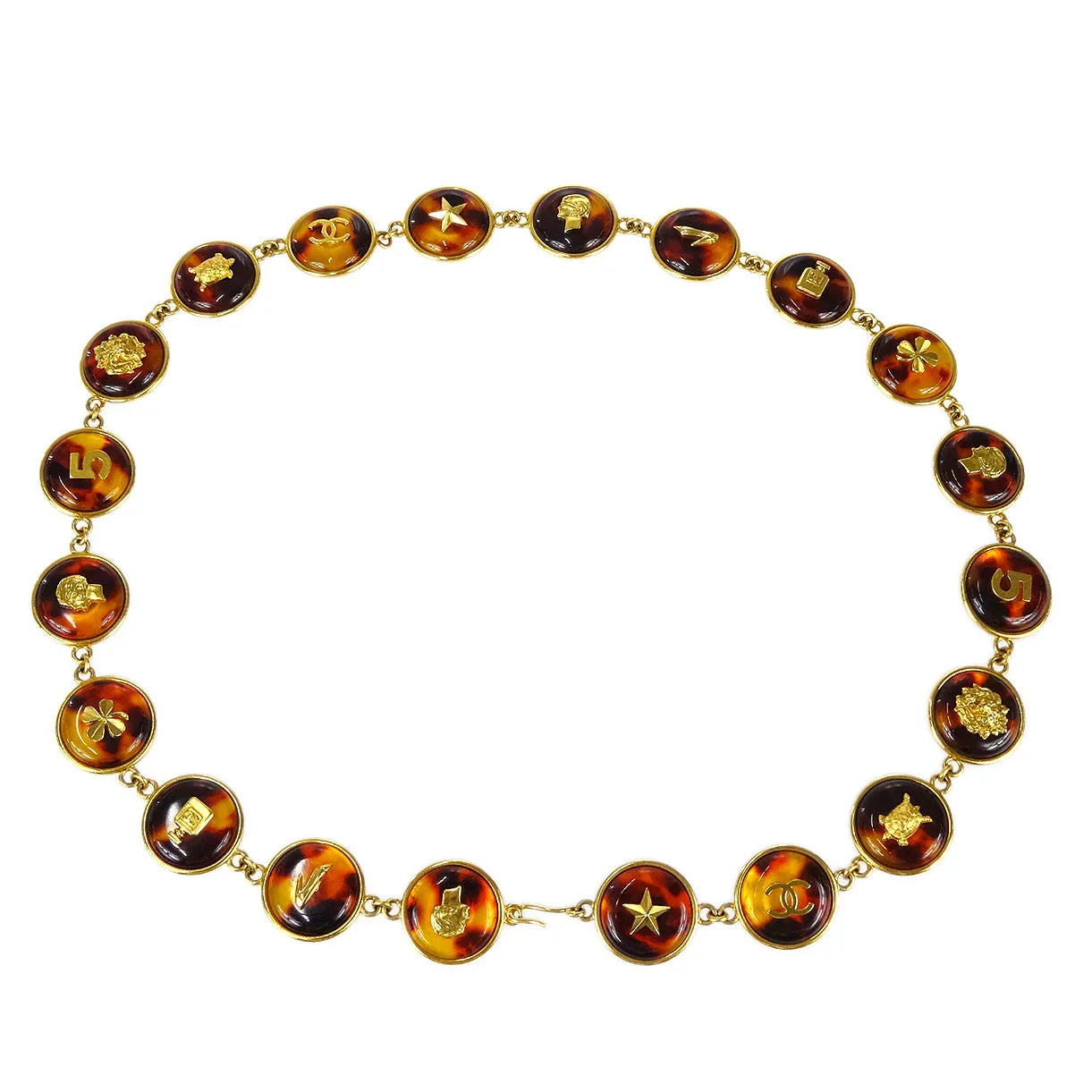 Chanel 1997 Spring Tortoiseshell Chain Belt