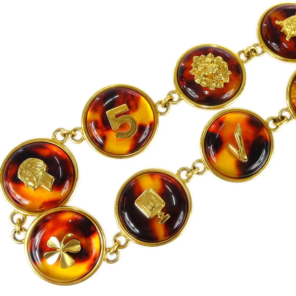 Chanel 1997 Spring Tortoiseshell Chain Belt
