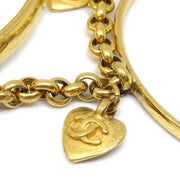 Chanel Heart Bangle Gold 95P