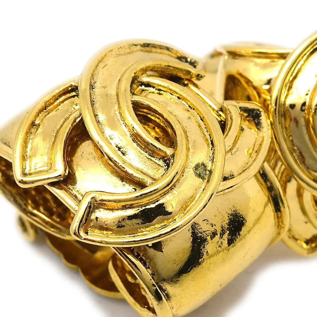 Chanel Earrings Clip-On Gold