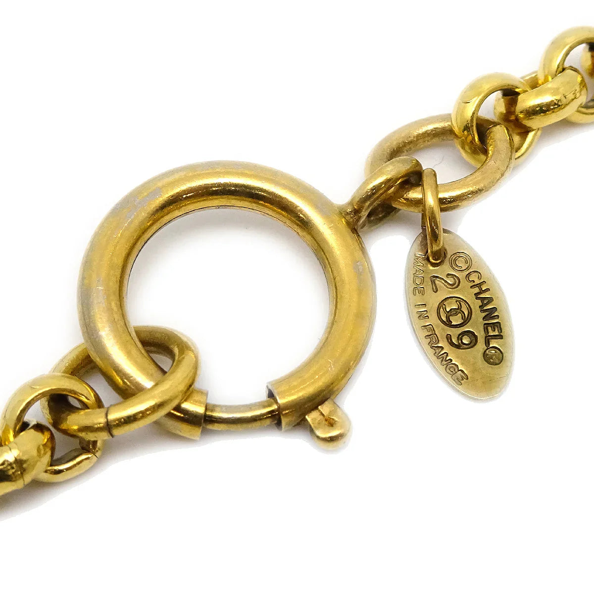 Chanel 1994 Woven CC Pendant Necklace 29