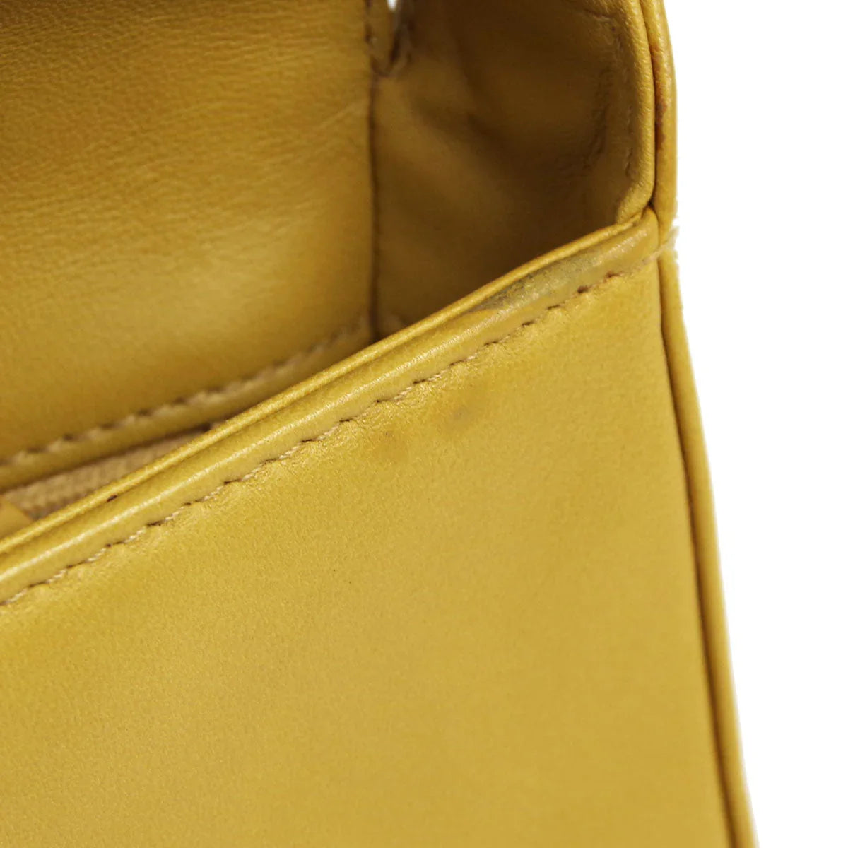 Chanel 2003-2004 Beige Lambskin Choco Bar Shoulder Bag