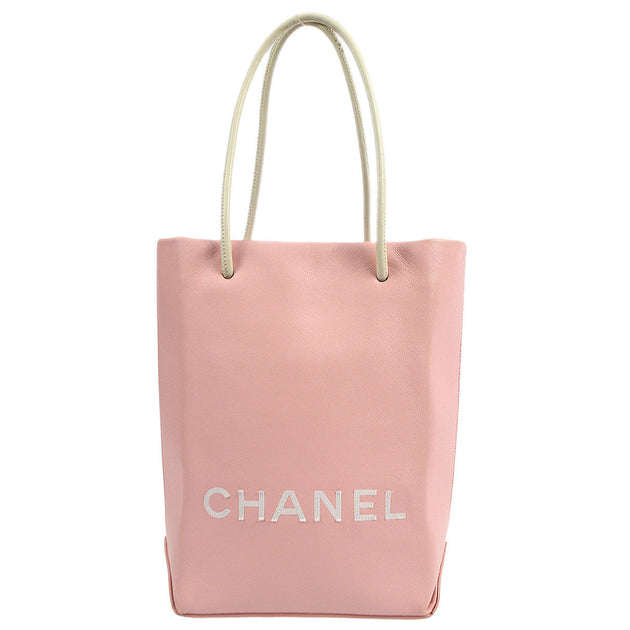 Chanel shopping bag discount pink