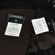 Chanel Setup Tops Skirt Black Brown 98A #42