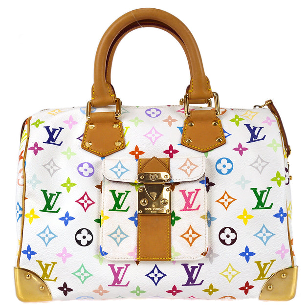 louis vuitton white multicolor bag