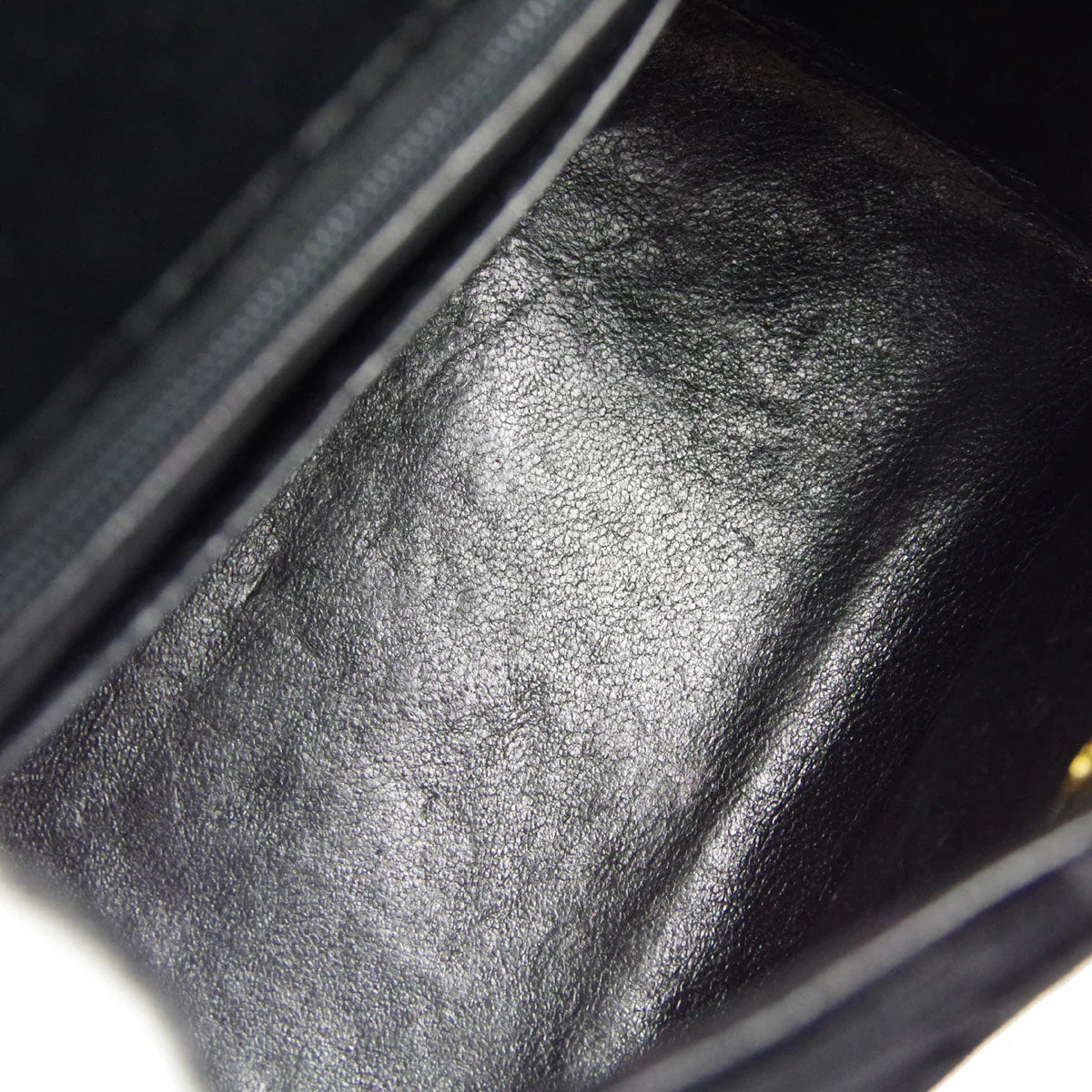 Chanel * 1991-1994 Black Velvet Straight Flap Shoulder Bag