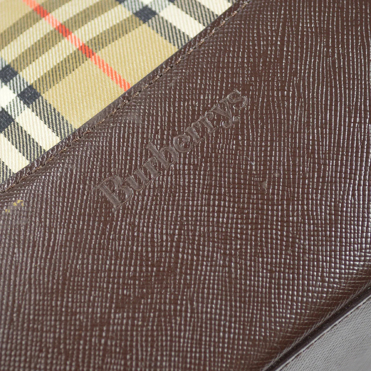 Burberrys Beige House Check Shoulder Tote Bag
