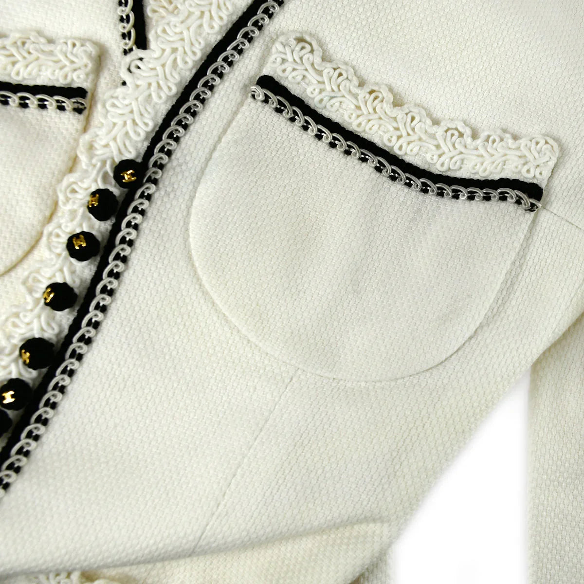 Chanel Lace Trim Jacket #36