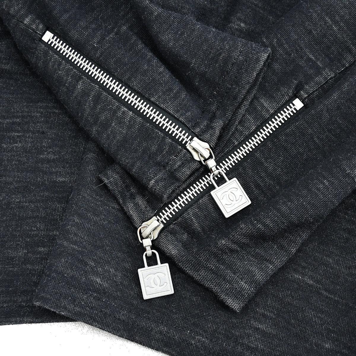 Chanel Sport Line Long Sleeve Top Gray 03A #38