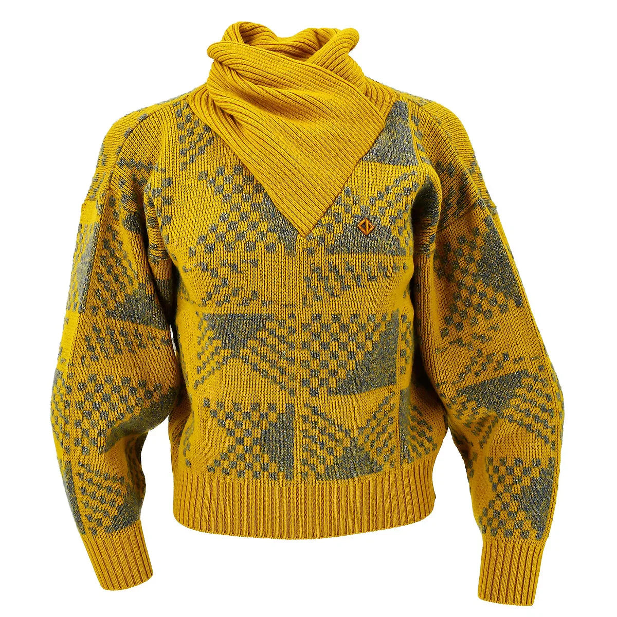 Christian Dior 1990s Sports Sweater Yellow #M