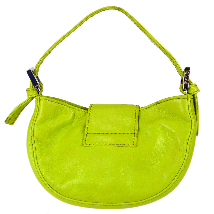 Fendi Light Green Lambskin Handbag