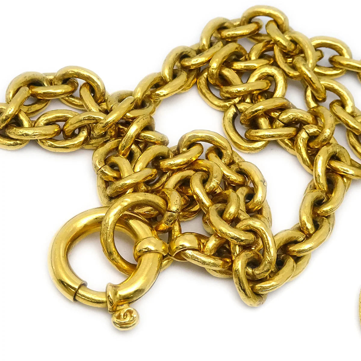 Chanel 1994 Filigree Cutout CC Necklace