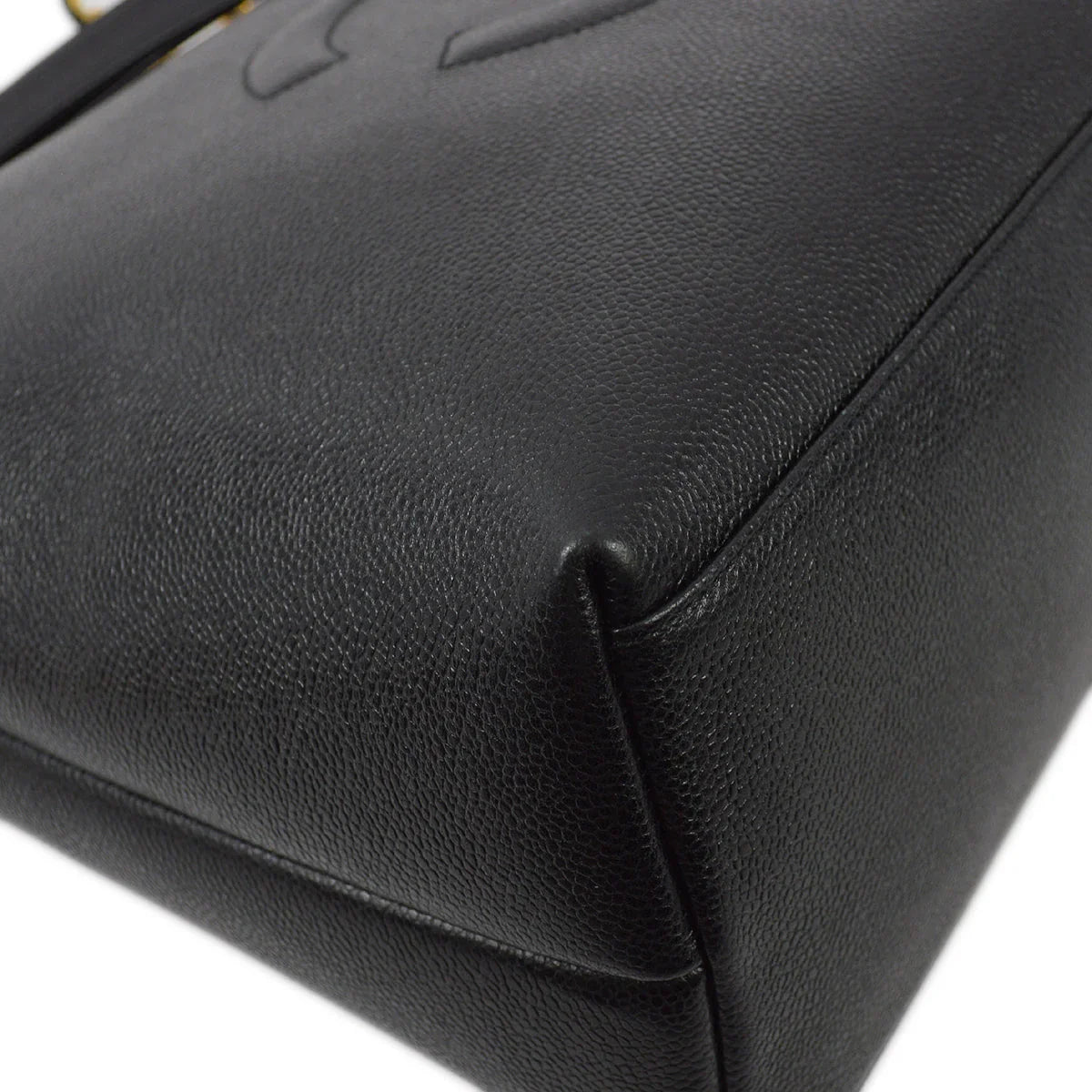 Chanel 1994-1996 Black Caviar Timeless Zipper Top Tote 41
