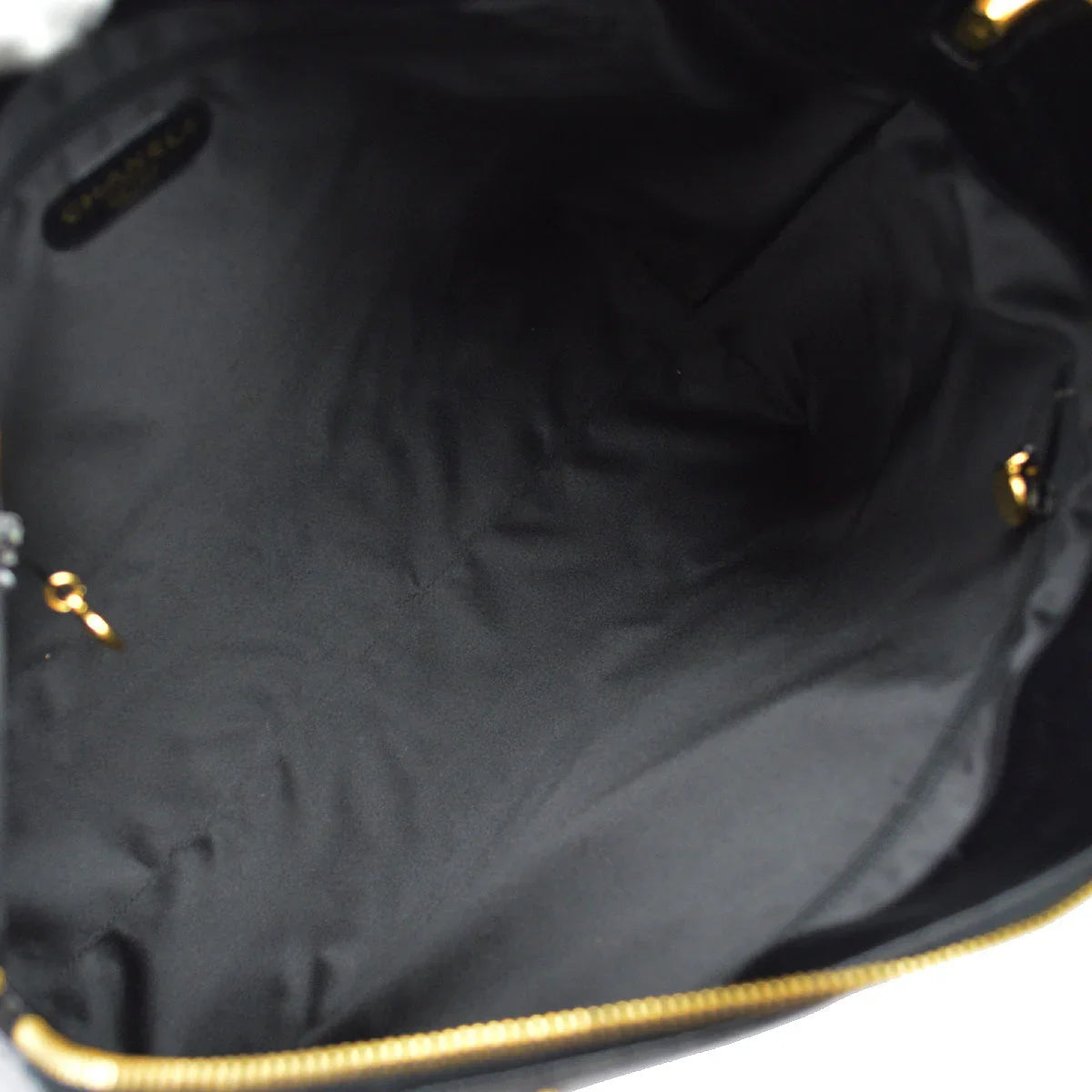 Chanel 1994-1996 Black Caviar Timeless Zipper Top Tote 41
