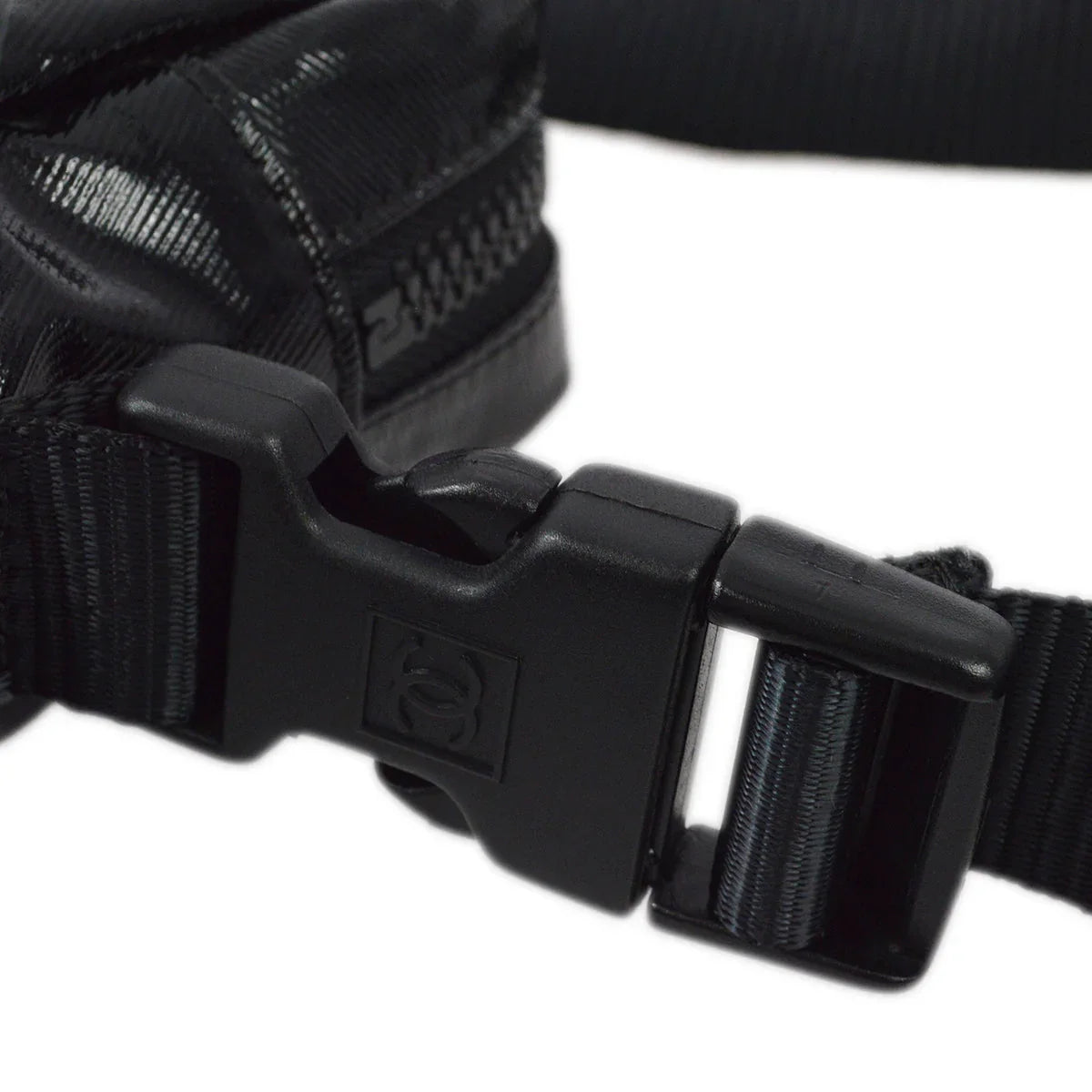Chanel 2006-2008 Black Sport Line Shoulder Bag