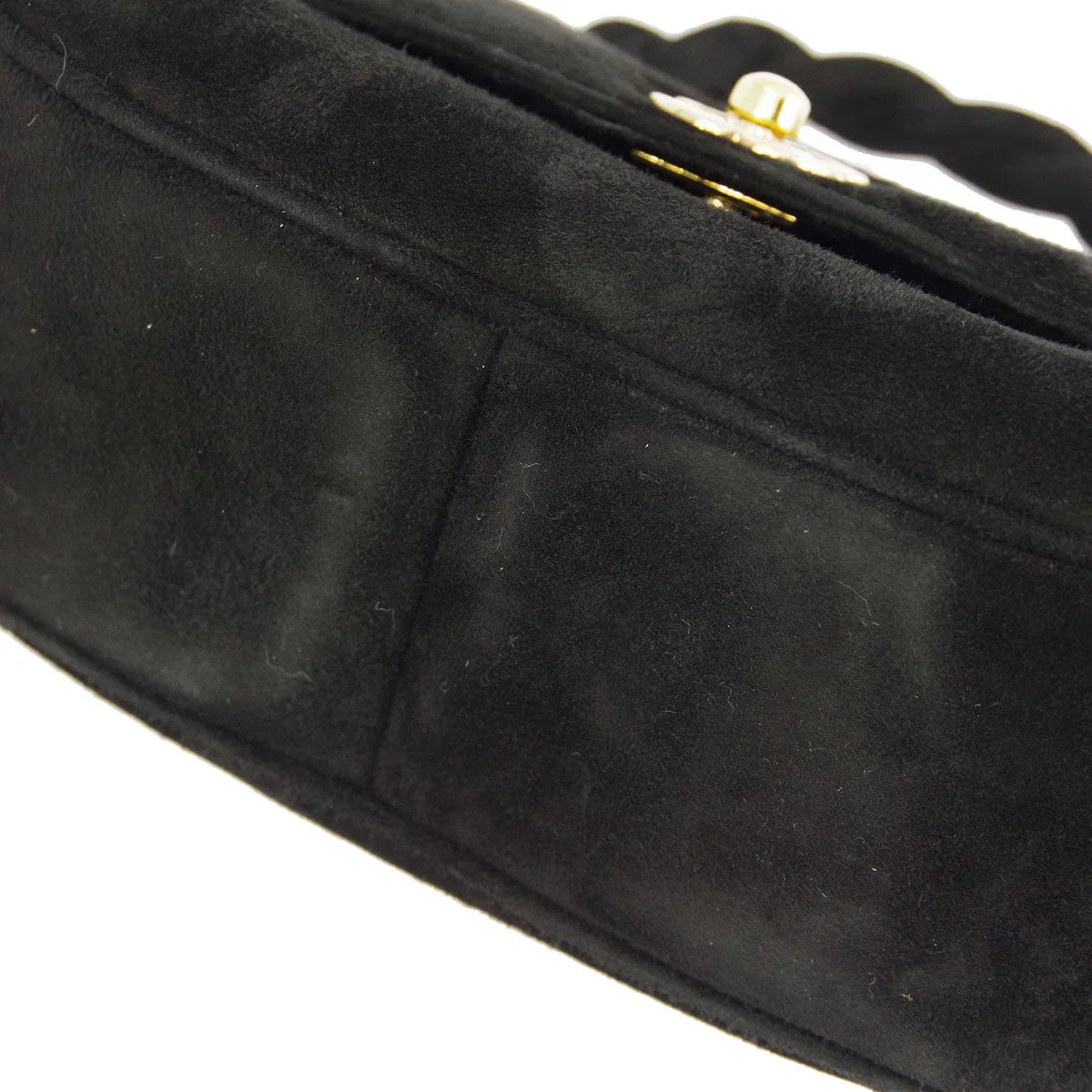 Chanel * 1996-1997 Black Suede Handbag