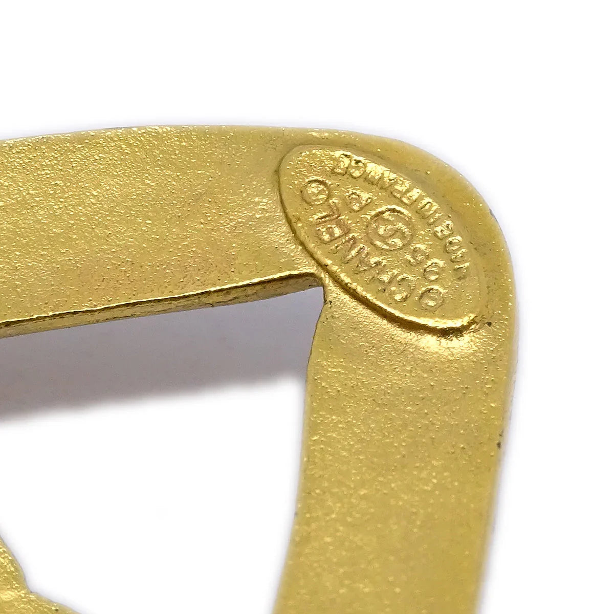 Chanel Heart Brooch Gold 95P