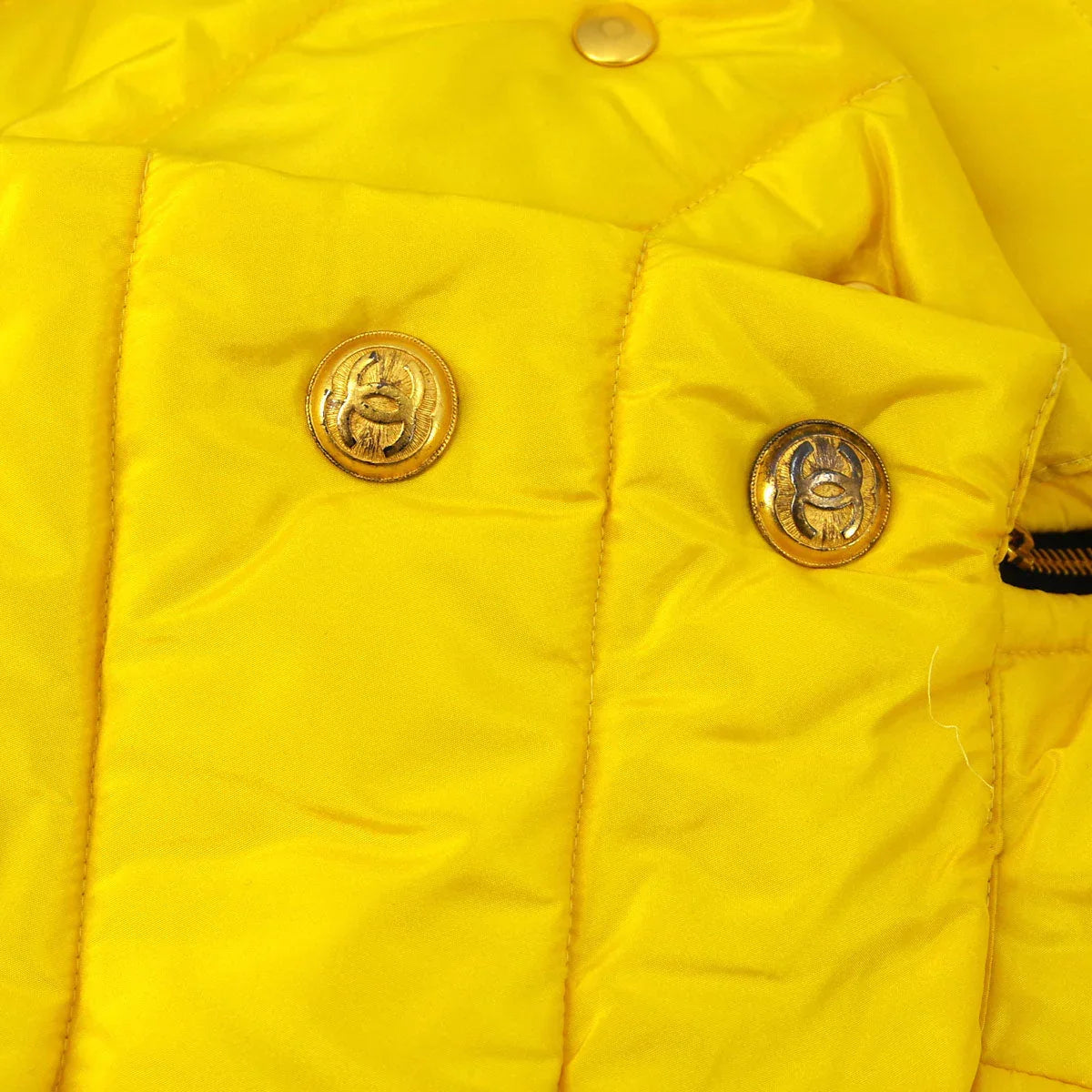 Chanel * Fall 1996 Logo Tape Puffer Jacket