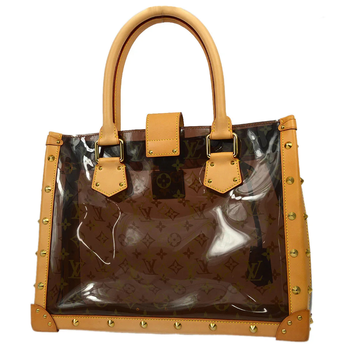 Louis Vuitton 2004 Monogram Vinyl Neo Cabas Ambre MM M92504