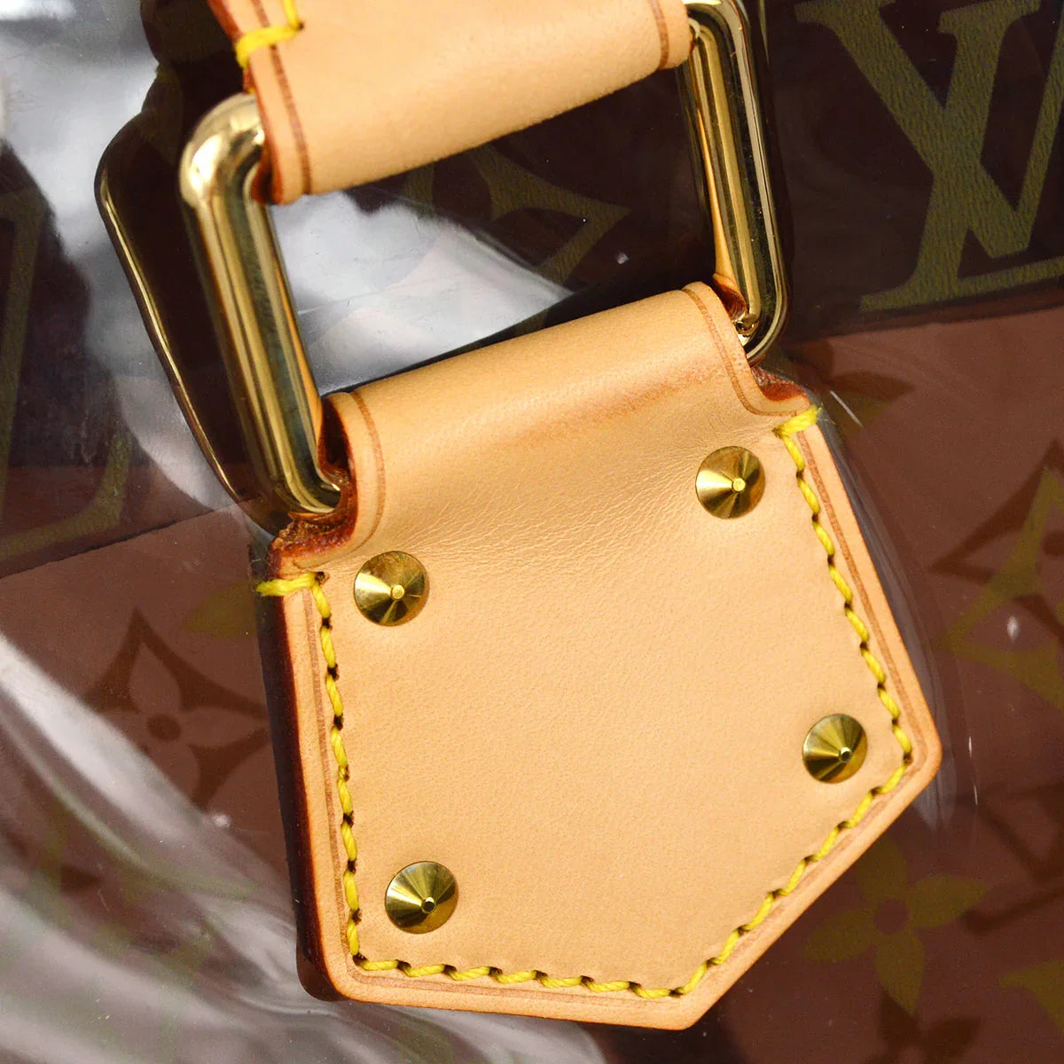 Louis Vuitton 2004 Monogram Vinyl Neo Cabas Ambre MM M92504