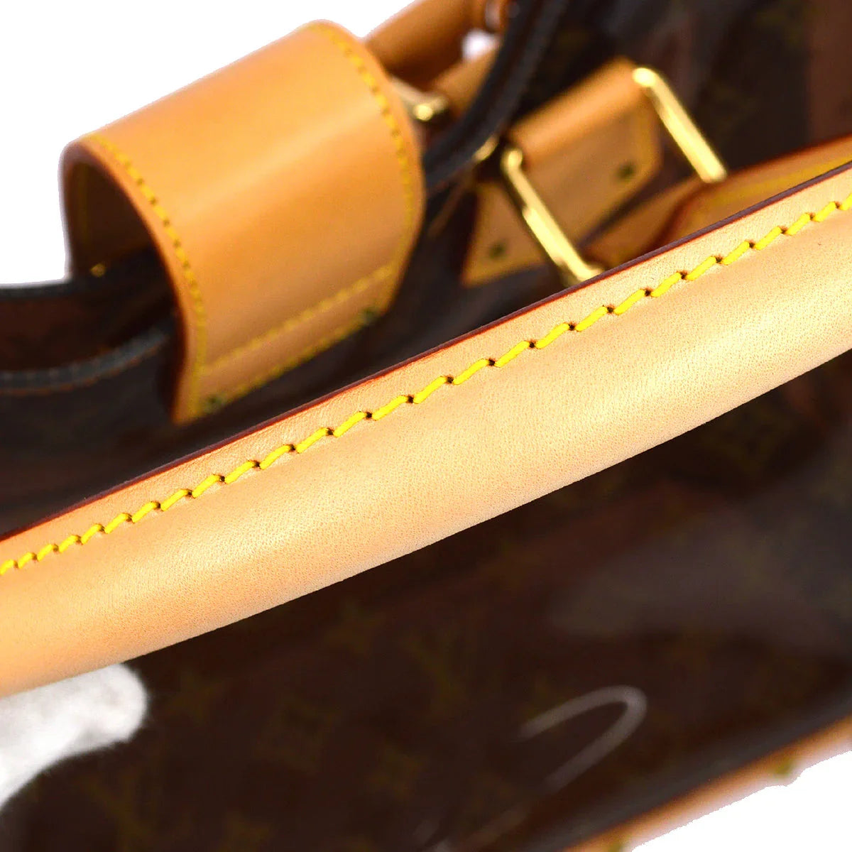 Louis Vuitton 2004 Monogram Vinyl Neo Cabas Ambre MM M92504