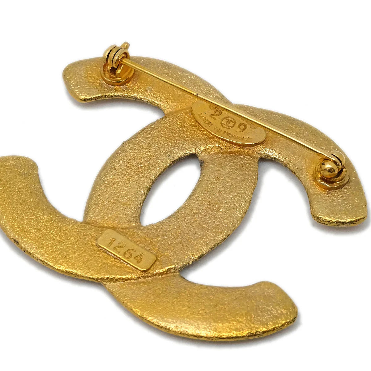 Chanel CC Brooch Pin Gold 29/1264