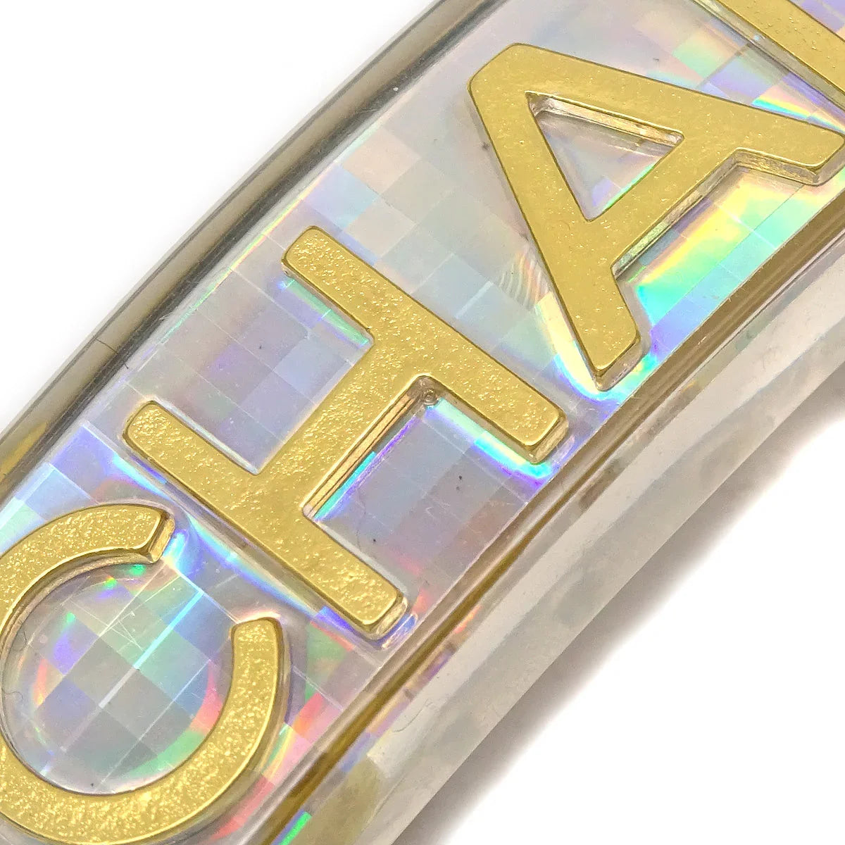 Chanel Hair Clip Hairpin Barrette Clear 97P/62