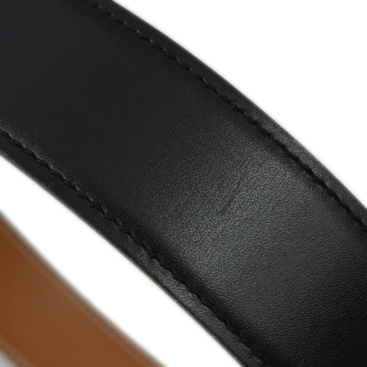 Hermes 1997 Reversible Belt Black #90