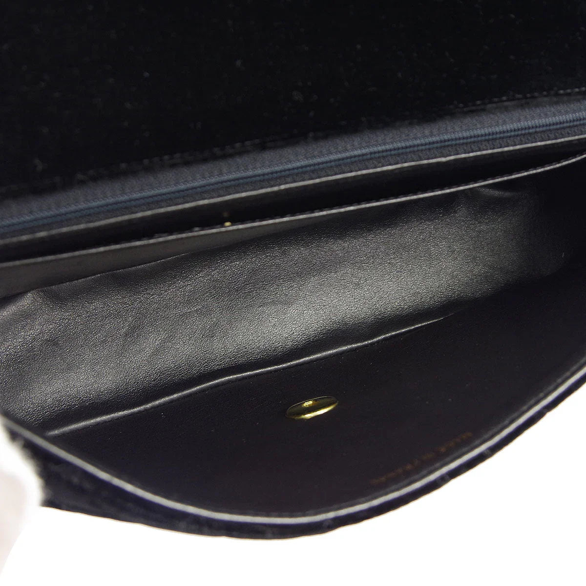Chanel * 1991-1994 Black Velvet Medium Classic Flap Handbag